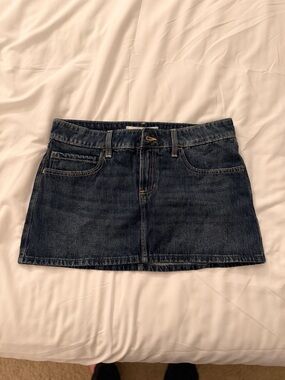 Hollister Indigo Denim Mini Skirt
